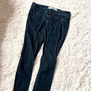 Hollister Classic Preppy Slim Stretch Dark Wash Denim Jean Legging Skinny Jeans